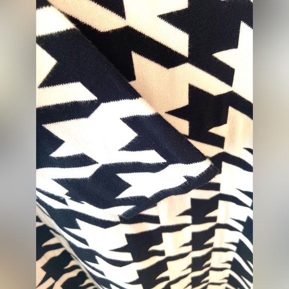 🔖 SERGIO HUDSON x Target Houndstooth Sweater Midi Dress Black White - Picture 12 of 17